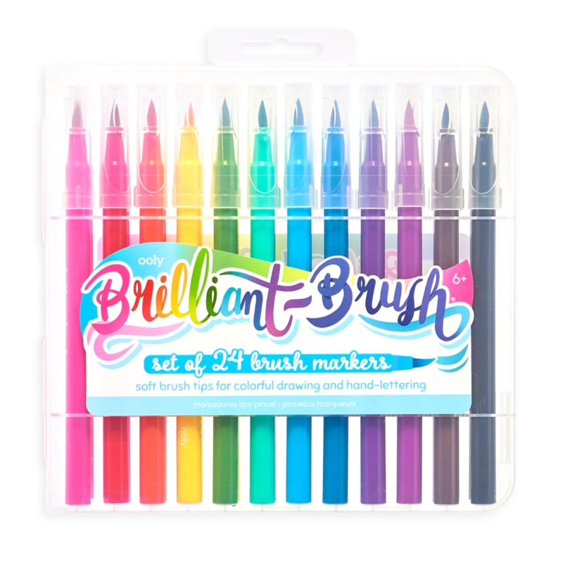 Brilliant Brush Markers – 24