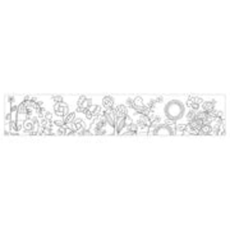 Flower Garden Mini Coloring Roll