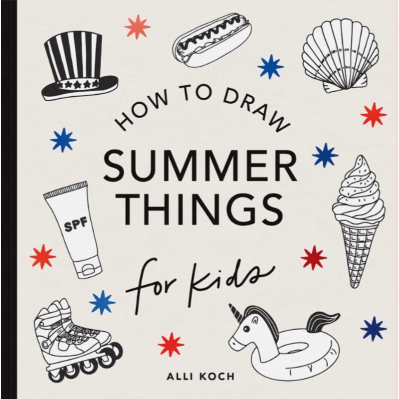 How to Draw Summer Things for Kids