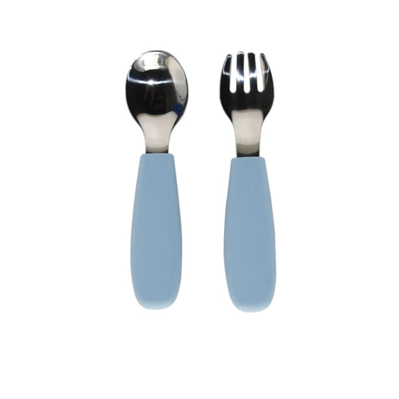 noka Toddler Cutlery Set (Lily Blue)