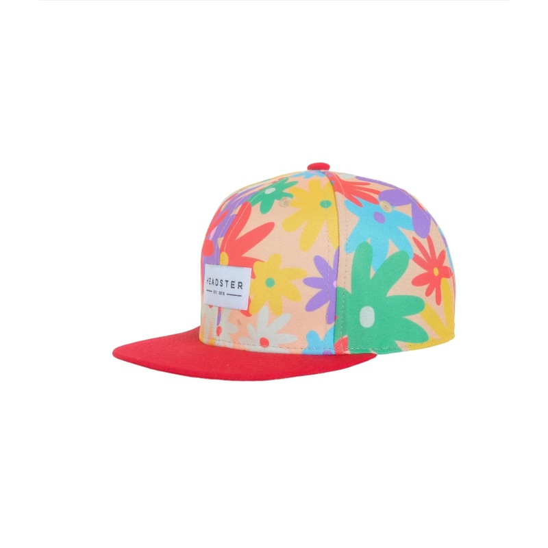 Headster Kids Backyard Meadow Peaches Snapback Cap