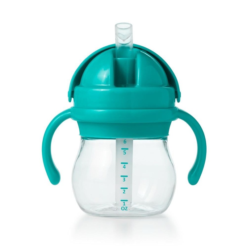 Oxo Tot Transitions Straw Cup with Handles (Tot Teal)