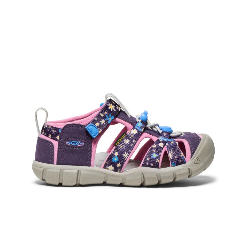 KEEN Little Kids’ Seacamp II CNX (Daisies/Marina)