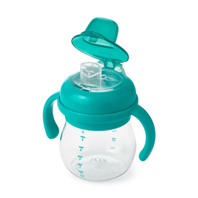 Oxo Tot Transitions Soft Spout Sippy Cup with Handles (Tot Teal)
