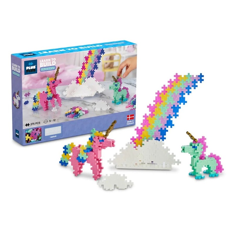 Plus Plus Mini Learn to Build 275-Piece Set (Unicorns)