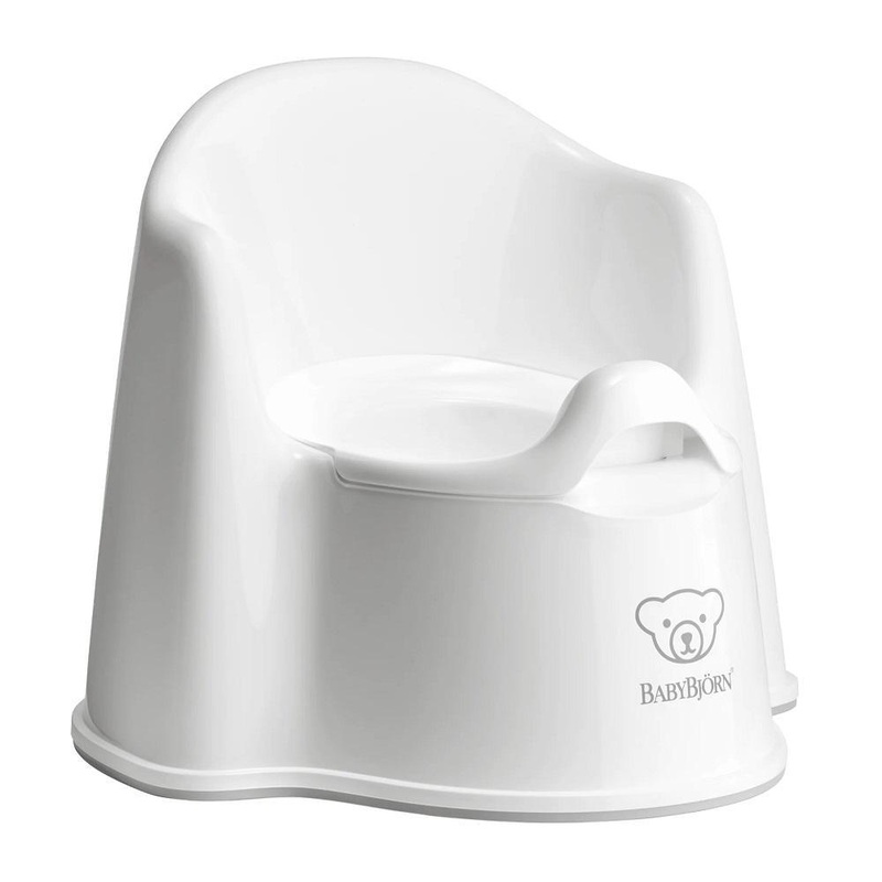 Baby Bjorn Potty Chair (White/Grey)