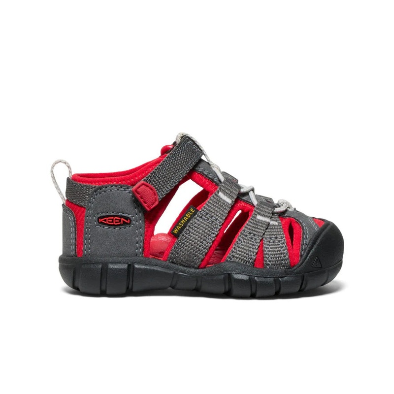 KEEN Toddlers’ Seacamp II CNX (Magnet/Red Carpet)