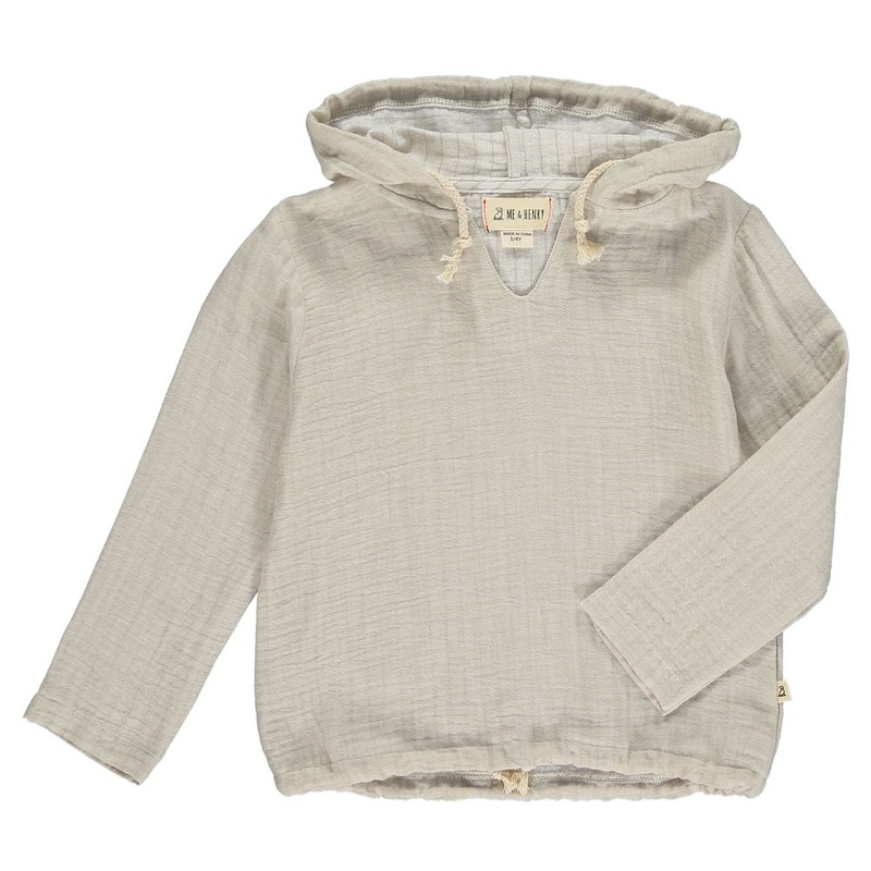 Me & Henry St. Ives Hooded Top (Stone)
