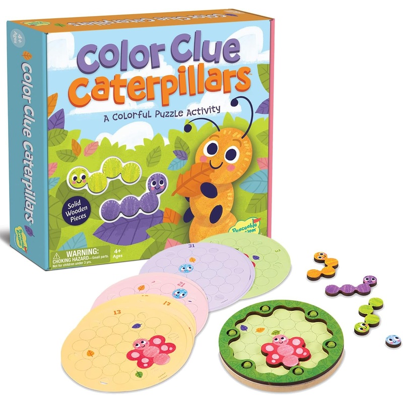 Peaceable Kingdom Colour Clue Caterpillars