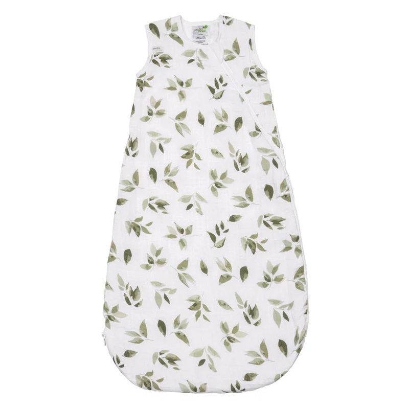 Perlimpinpin Cotton Muslin Sleep Bag 0.7 TOG (Leaves)