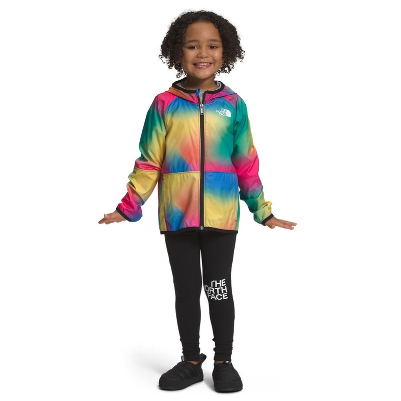 The North Face Kids’ Never Stop Hooded Wind Jacket (Super Sonic Blue Colour Gradient)