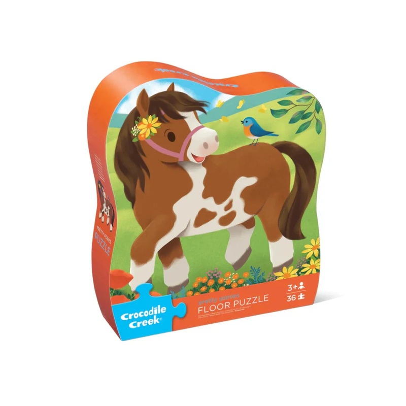 Crocodile Creek 36-Piece Floor Puzzle (Pretty Ponies)