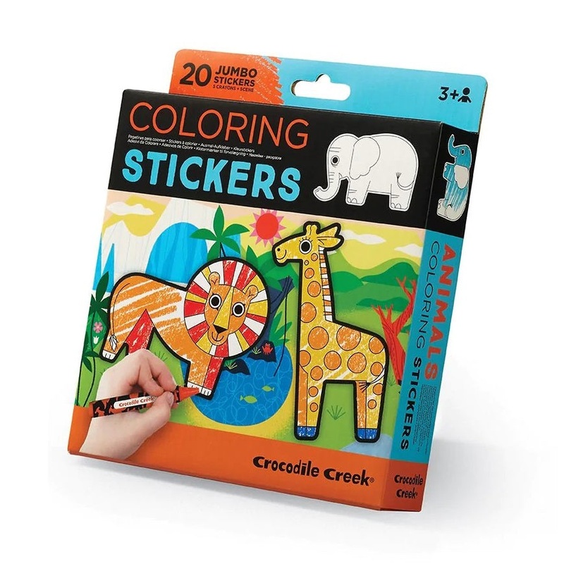 Crocodile Creek Colouring Stickers (Animal)