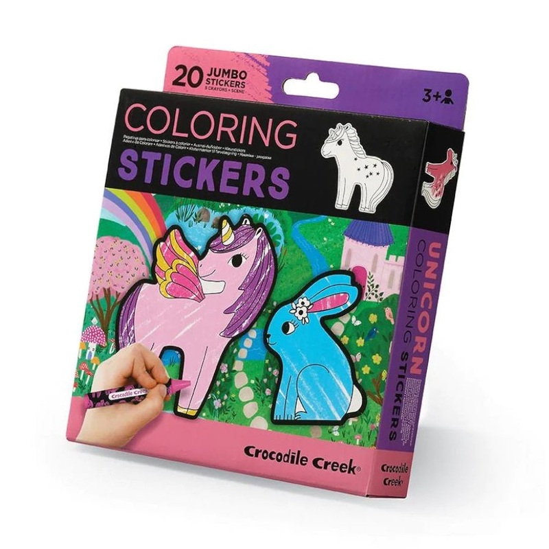 Crocodile Creek Colouring Stickers (Unicorn)