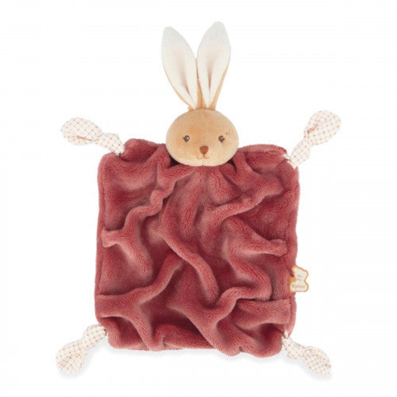 Kaloo Intemporel Bordeaux Rabbit Comforter