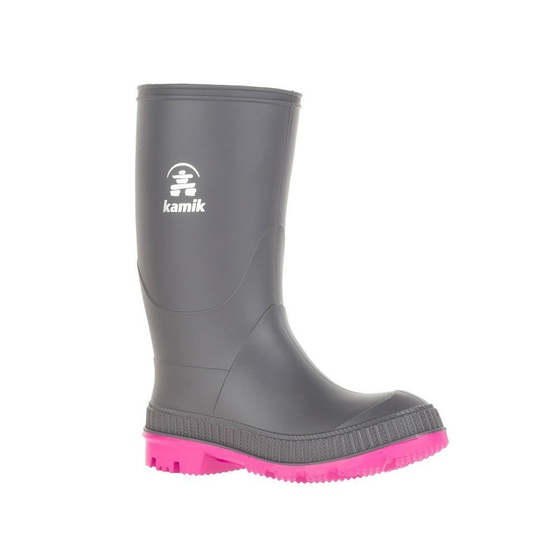 Kamik Stomp Rain Boot (Charcoal Magenta)