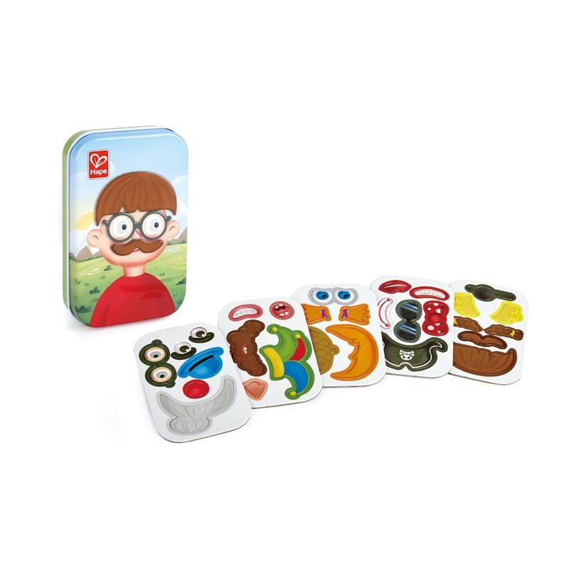 Hape Classic Pocket Game (Magnetic Funny Face)