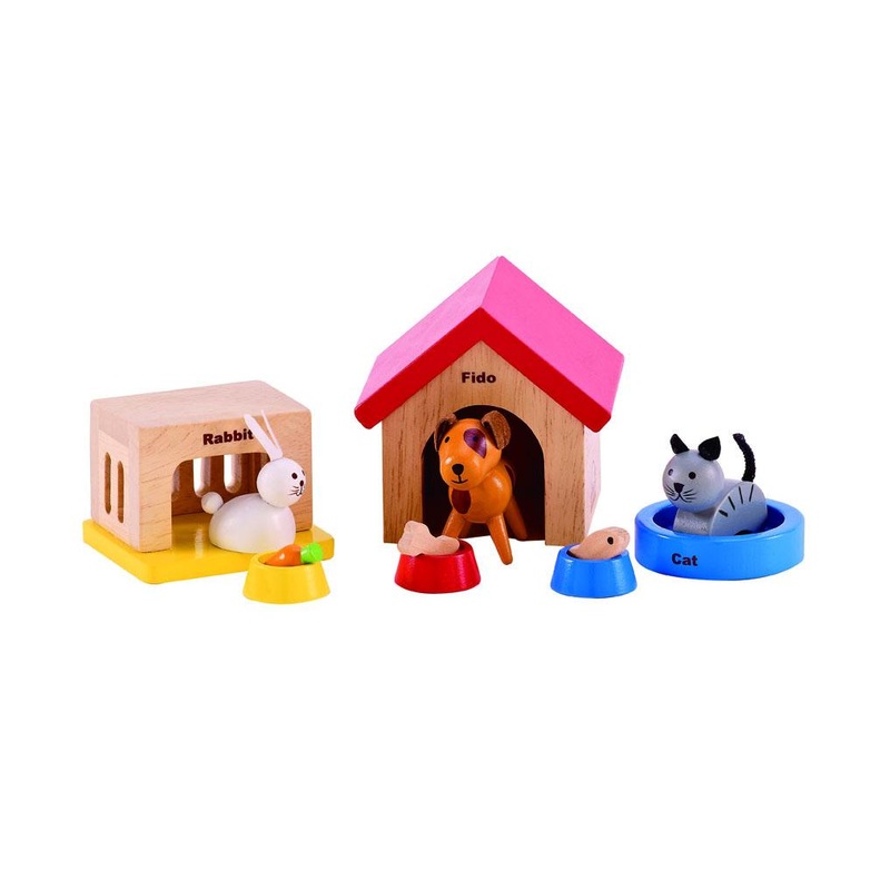 Hape Dollhouse Family Pets
