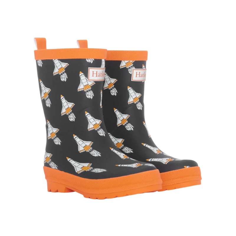Hatley Matte Rain Boots (Space Shuttle)