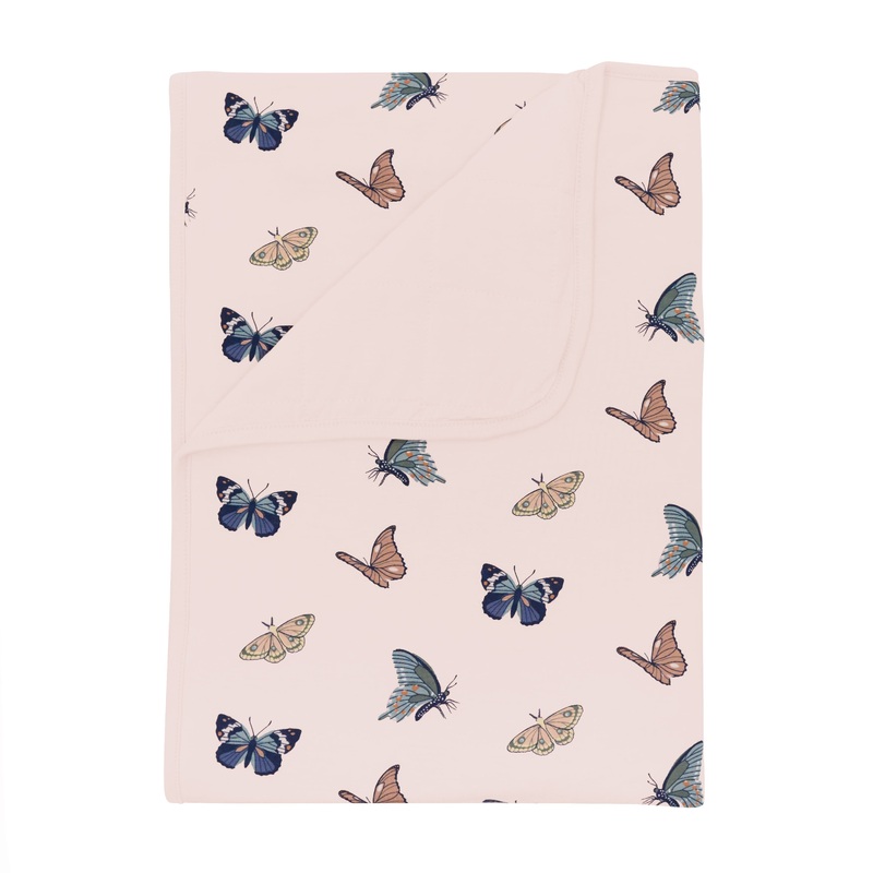 Kyte Baby Toddler Blanket 1 TOG (Blush Butterfly)