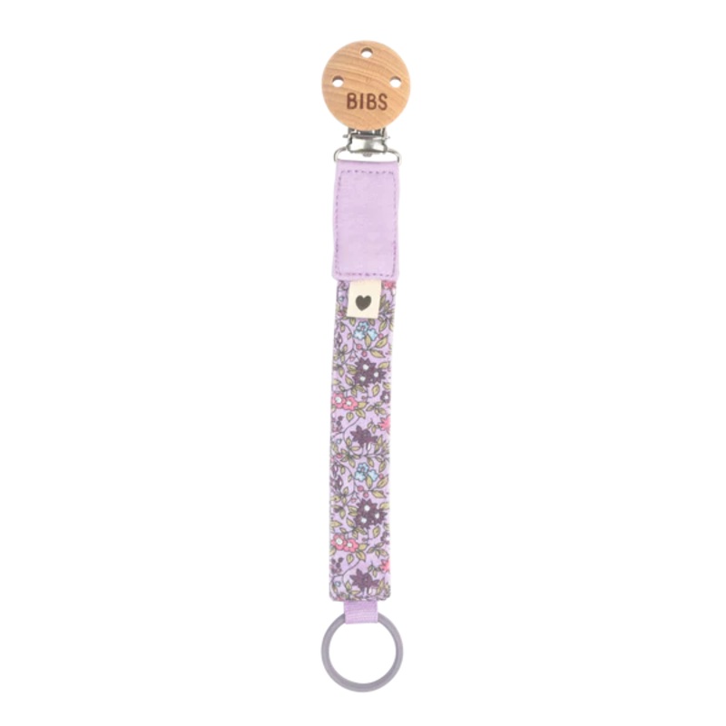 BIBS Paci Clip X Liberty (Chamomile Lawn Violet Sky)