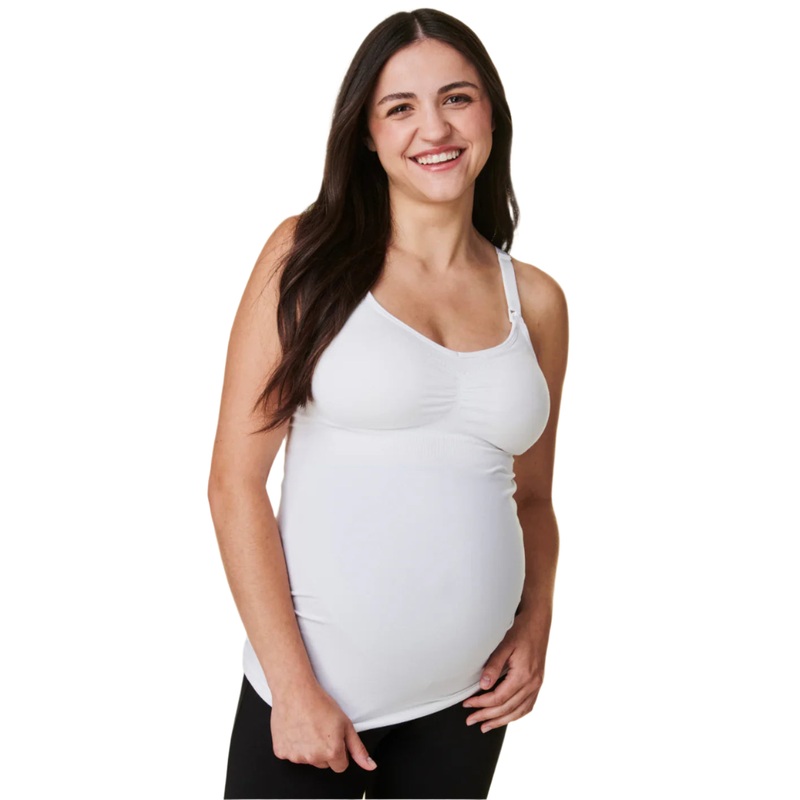 Bravado Basics Slimming Maternity & Nursing Cami (White)