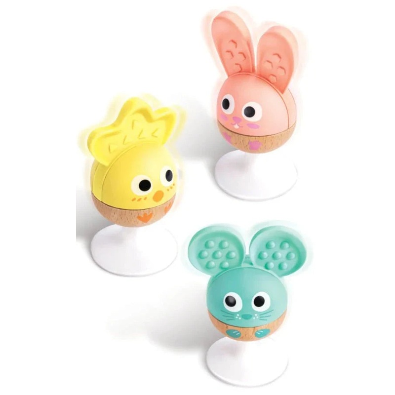 Hape Cheery Critter Rattle Trio