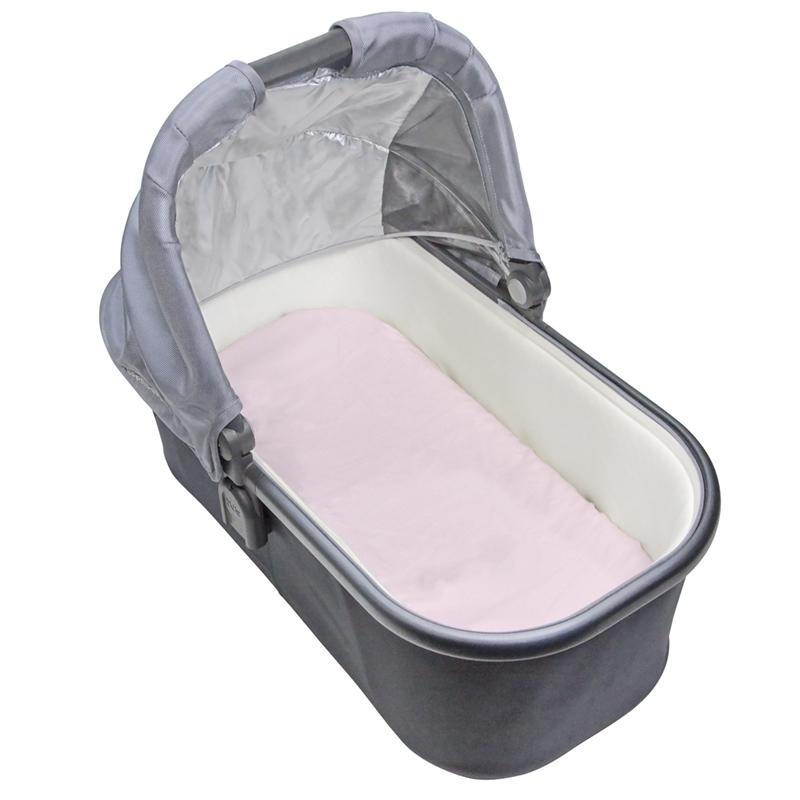 Kushies Flannel Fitted Bassinet Sheet (Pink)