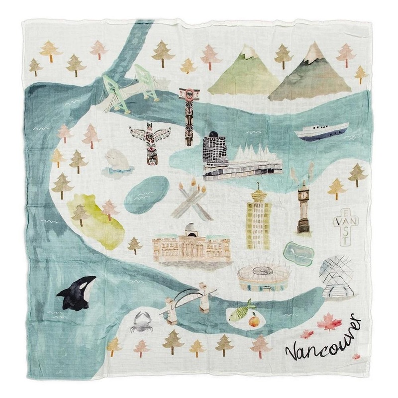 LouLou LOLLIPOP Muslin Single Swaddle (Vancouver)