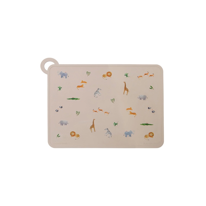 LouLou LOLLIPOP Silicone Placemat (Safari Jungle)
