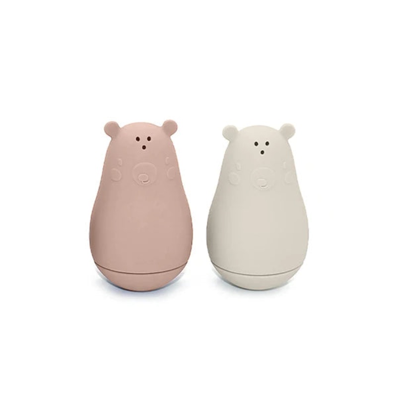 noka Bear Bath Toys (Soft Blush)