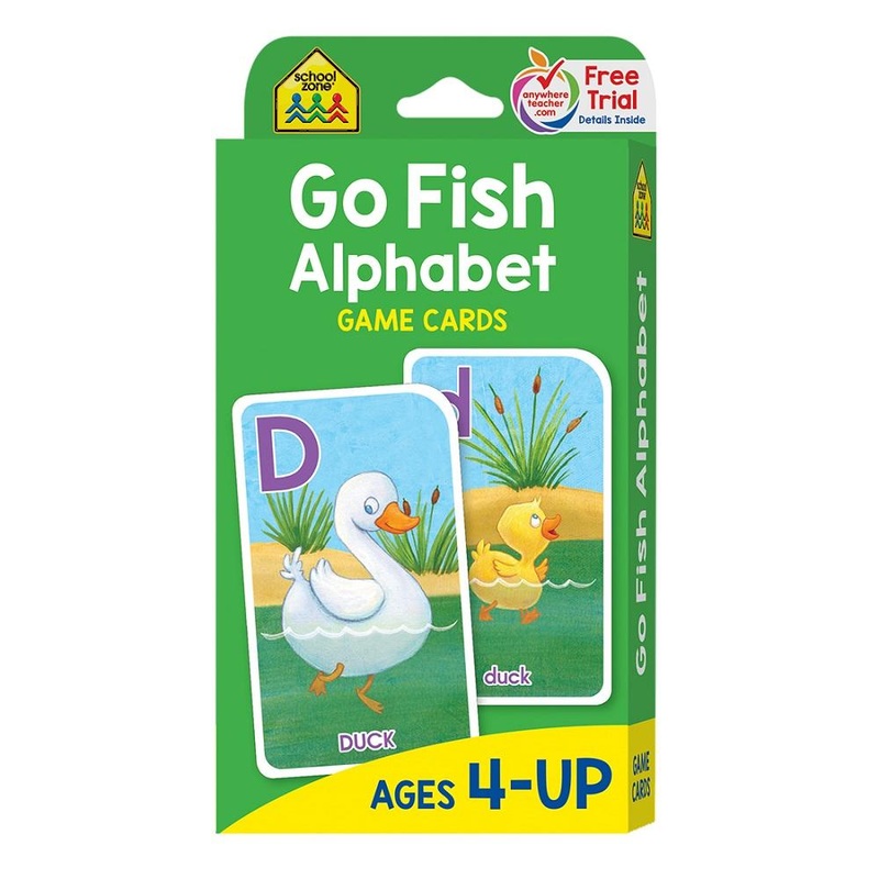 School Zone Flash Cards (Go Fish Alphabet)