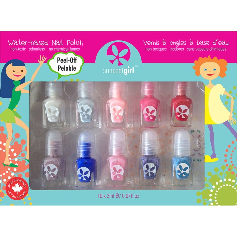 SuncoatGirl Water-Based Mini Nail Polish Set (Flare & Fancy)