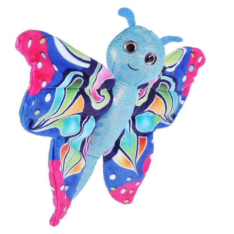Wild Republic Huggers Colourful Butterfly