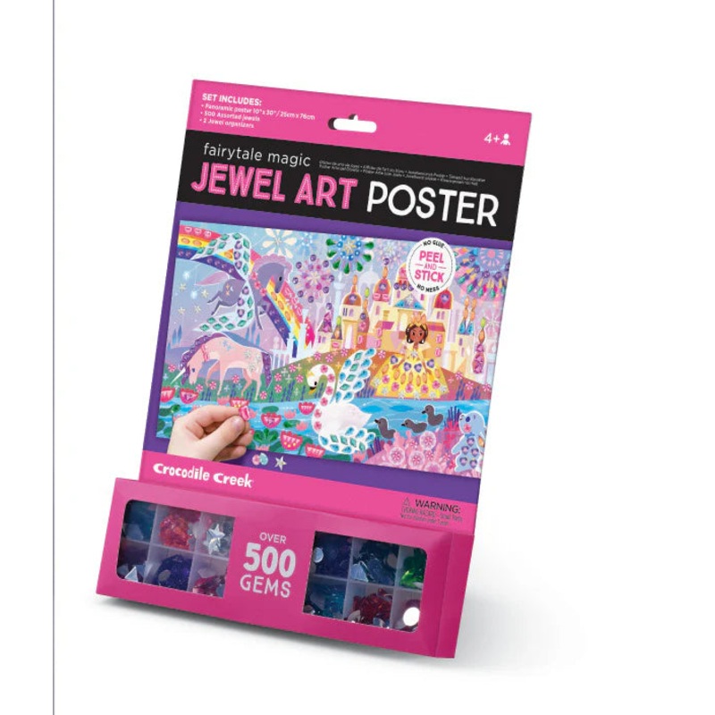Crocodile Creek Jewel Art Poster (Fairy Magic)