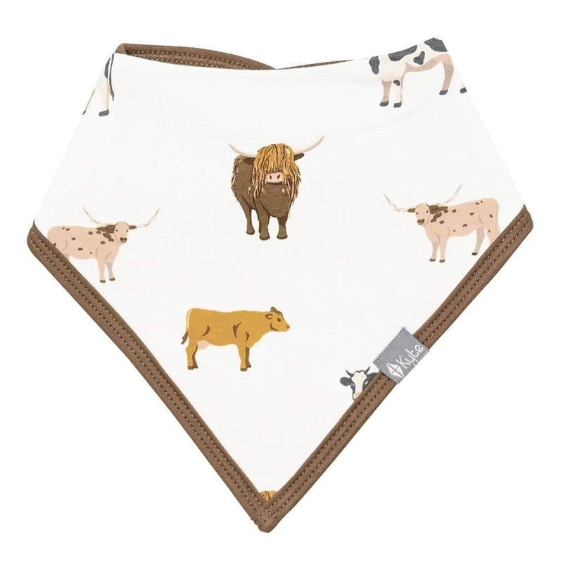 Kyte Baby Printed Bib (Moo)