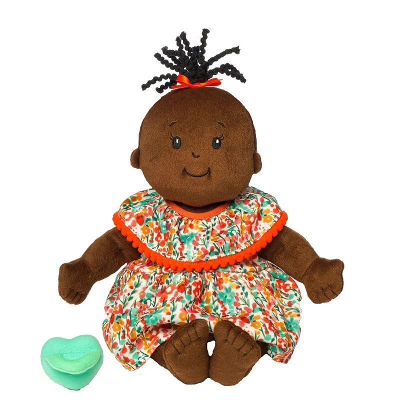 Manhattan Toy Baby Stella Brown with Black Wavy Tuft Doll
