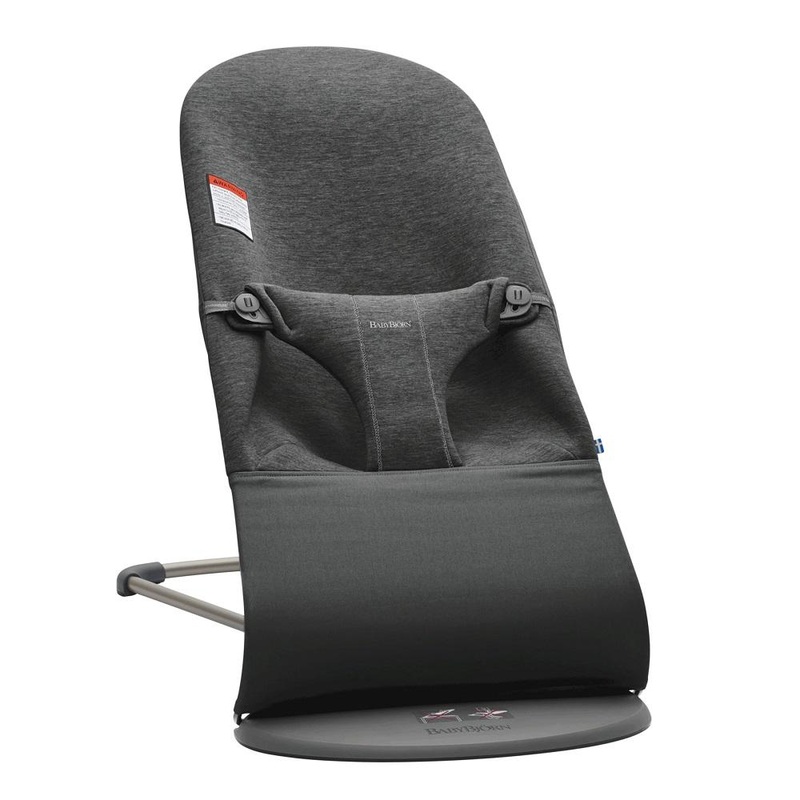 Baby Bjorn Bouncer Bliss 3D Jersey (Charcoal Grey/Dark Grey Frame)