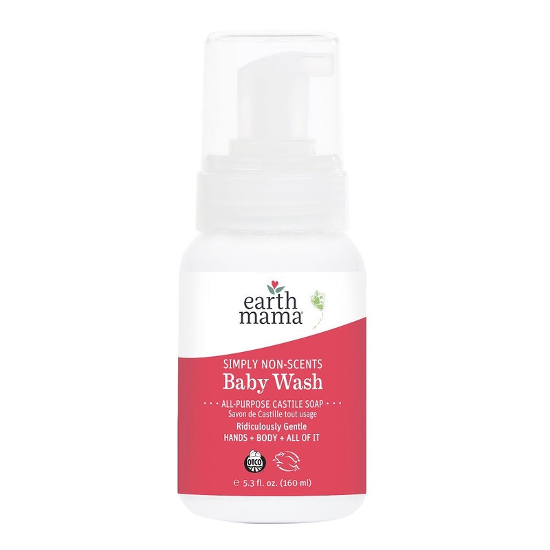 Earth Mama Natural Non-Scents Castile Baby Wash (160ml)