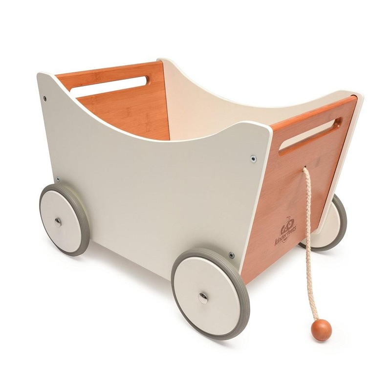 Kinderfeets Toy Box 2-in-1 Walker (White)