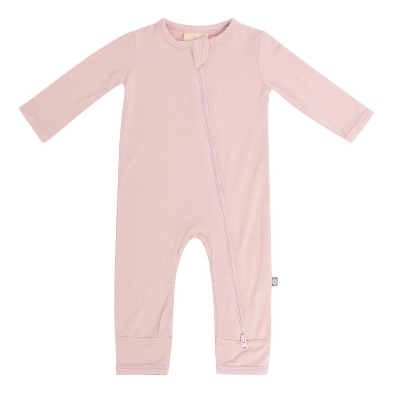 Kyte Baby Long Sleeve Zippered Romper (Blush)
