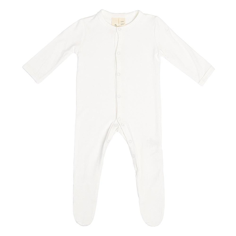 Kyte Baby Snap Footie (Cloud)