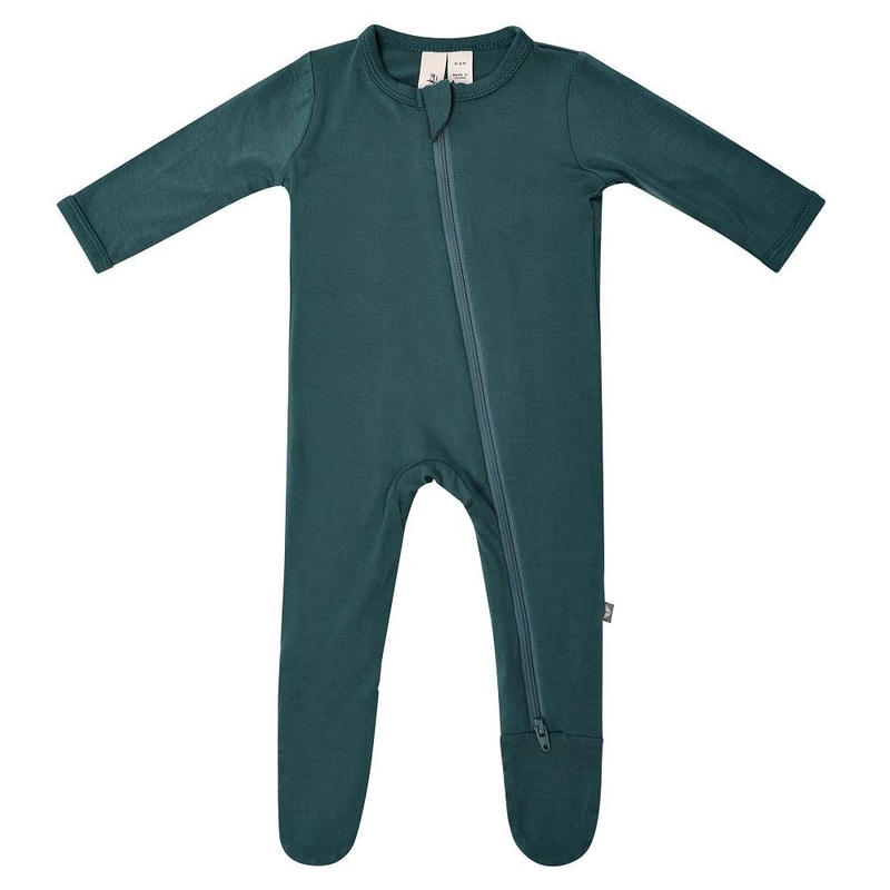 Kyte Baby Zippered Footie (Emerald)