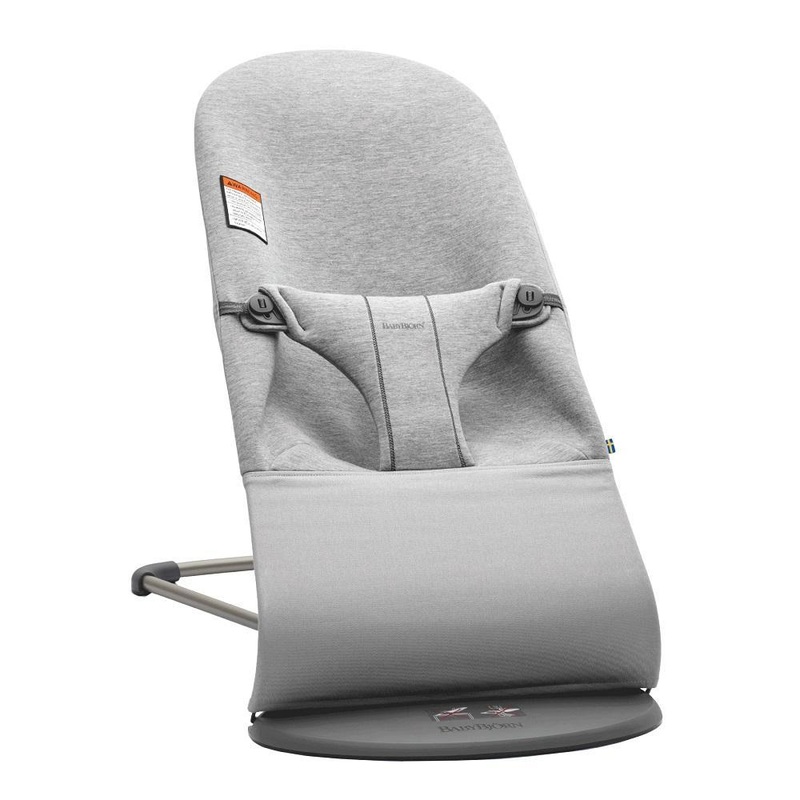 Baby Bjorn Bouncer Bliss 3D Jersey (Light Grey/Dark Grey Frame)
