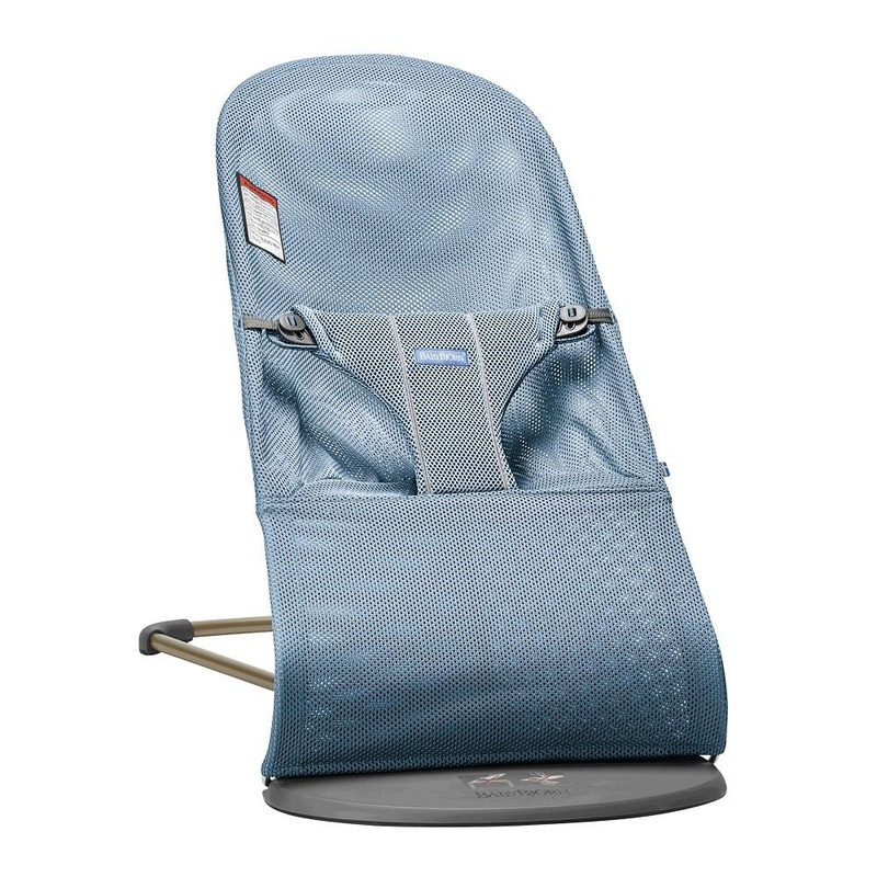 Baby Bjorn Bouncer Bliss 3D Mesh (Slate Blue/Dark Grey Frame)