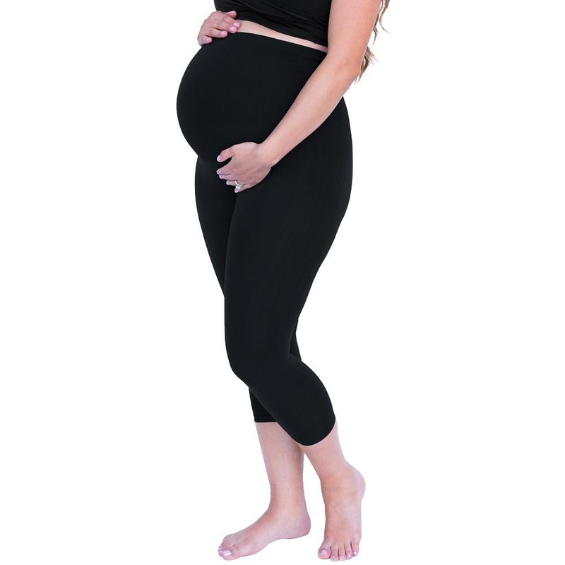 Belly Bandit Bump Support Capri Leggings (Black) – FINAL SALE