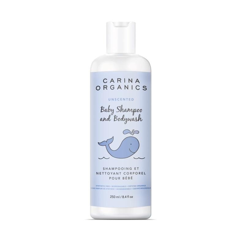 Carina Organics Baby Shampoo & Body Wash Unscented (250ml)