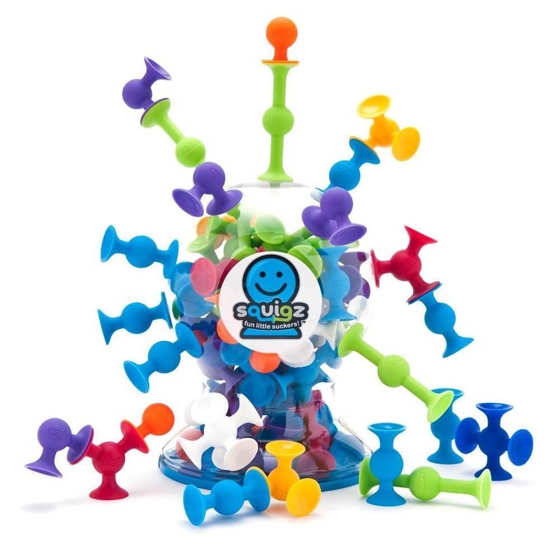 Fat Brain Toys Squigz DeLuxe Set (50 Piece)