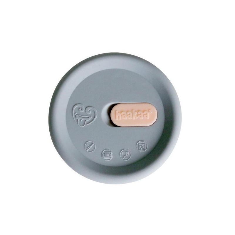 Haakaa Silicone Breast Pump Lid (Grey)