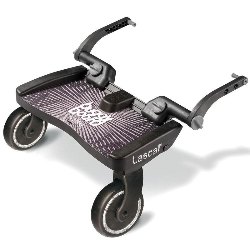 Lascal Buggy Board Maxi Universal Ride-On Stroller Board (Black)